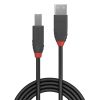 Cablu Lindy USB A-USB B Anthra  1m negru