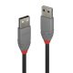 Cablu Lindy 0.5m USB 2.0 Type A, Anthra