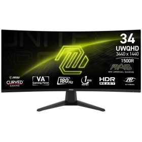   Monitor Commercial MSI MAG 346CQ, 34", 3440 x 1440 pixeli, Black