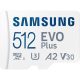 MICROSDXC EVO 512GB CL10 UHS1 W/ AD SM