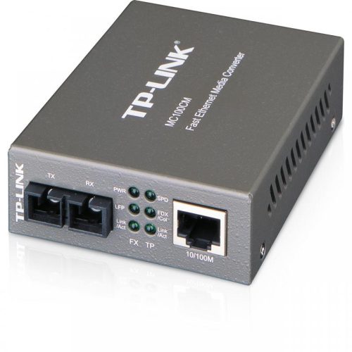 "Omada 10/100 Mbps RJ45 to 100 Mbps Multi-mode SC Fiber Converter PORT: 1× 100 Mbps SC Port, 1× 10/100 M RJ45 Port (Auto MDI/MDIX) SPEC