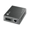 "Omada 10/100 Mbps RJ45 to 100 Mbps Multi-mode SC Fiber Converter PORT: 1× 100 Mbps SC Port, 1× 10/100 M RJ45 Port (Auto MDI/MDIX) SPEC