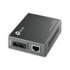"Omada 10/100 Mbps RJ45 to 100 Mbps Multi-mode SC Fiber Converter PORT: 1× 100 Mbps SC Port, 1× 10/100 M RJ45 Port (Auto MDI/MDIX) SPEC