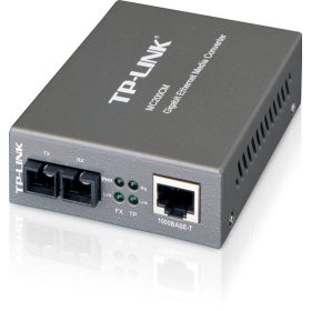   "Omada 10/100/1000 Mbps RJ45 to 1000 Mbps Multi-mode SC Fiber Converter PORT: 1× Gigabit SC Port, 1× Gigabit RJ45 Port (Auto MDI/MDIX) 