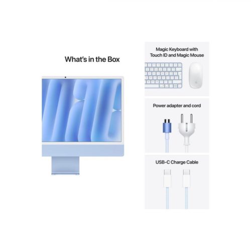 APPLE iMAC24 M4(10/10) 24GB 512GB BLUE