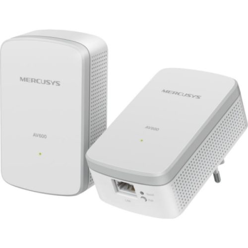AV600 Passthrough Powerline Starter Kit KIT: 2× MP300P SPEED: 600 Mbps Powerline SPEC: 1× 10/100Mbps Port, Wall Plugged, HomePlug AV2, 