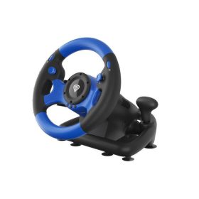   Volan Genesis cu fir Seaborg 350, interfata USB, 15 butoane, rotatie 180°, lungime cablu 200cm, compatibil cu Microsoft XBOX 360, XBOX 