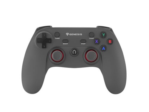 Controller wireless Genesis Mangan PV56, interfata 2.4 GHz, numar butoane 12, capacitate baterie 600 mAh, compatibilitate PC, PS3, negr