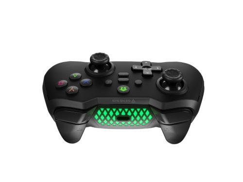 Controller wireless Genesis Mangan 400, tip Analog/Digital, interfata USB, bluetooth, numar butoane 19, lungime cablu 200 cm, acumulato