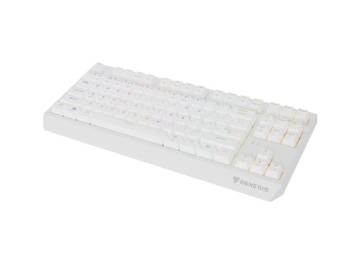 Tastatura WS Genesis Thor 230 TKL R alb