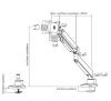 NM Select Desk Mount Clamp 10"-49"