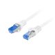 PATCHCORD CAT.6A S/FTP LSZH CCA 2M WHITE