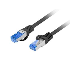 Patch cord Cat.6A S/FTP LSZH CCA 3 m negru, Fluke Passed