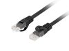 Patch cord Cat.6 UTP LSZH Cu 5 m negru