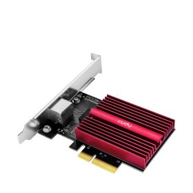   CUDY PCI Express Adapter 10Gbps, Marvell AQC113R, 10G/5G/2.5G/1000M/100M/10M Auto Adaptiv, PCI express 3.0 x4,Wake-On- LAN，Flow Control