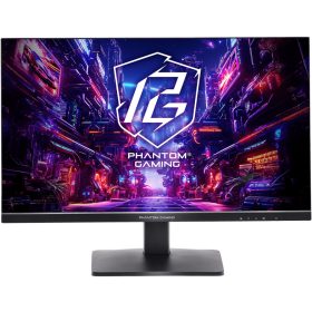   Monitor Commercial ASRock Phantom Gaming PG27QFT1B, 27", 2560 x 1440 pixeli, Black, 2 ani Garantie