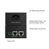 "Omada 10G PoE++ Injector Adapter PORT: 1× 10Gbps PoE Port, 1× 10Gbps Non-PoE Port SPEC: 802.3bt/at/af Compliant, 90 W PoE Power, Data 