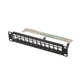 Patch panel gol 12 porturi 1U 10" ng V2