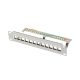 Patch panel gol 12 porturi 1U 10" gri V2