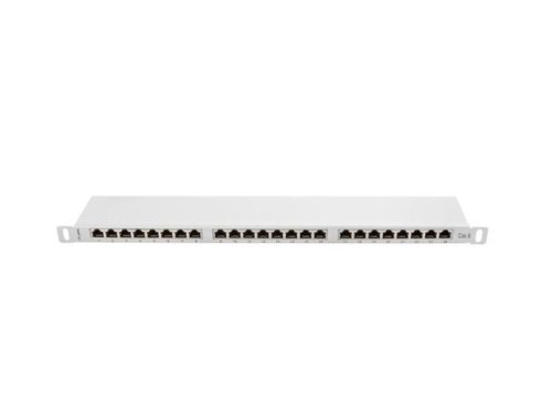 Patch panel 24 porturi 0,5U Cat.6 FTP gr