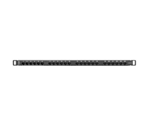 Patch panel 24 porturi 0,5U Cat.6 UTP ng