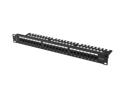 Patch panel 24 porturi 1U Cat.6A UTP ng