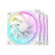 Ventilatoare DEEPCOOL FL12-3IN1 120mm WH
