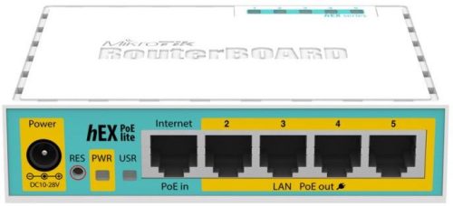 MIKROTIK ROUTER 5LAN FE 1USB 4POE OUT