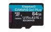 MICROSD KS 64GB CL10 UHS-I CANVAS GO PLS