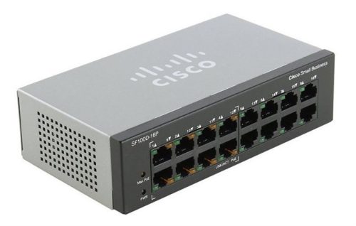 CISCO SMB SF100D-16P Switch - Cisco Refresh