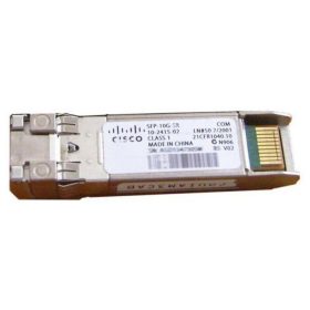   Cisco 10GBASE-SR SFP+ transceiver module for MMF, 850-nm wavelength, LC duplex connector