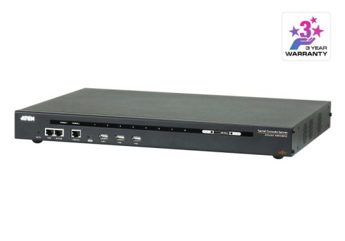 8-Port Serial Console Server W/Dual Pow