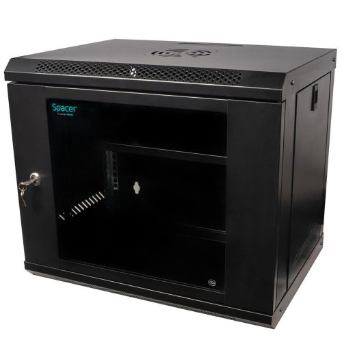 SPACER CABINET 19" 9U SPCW-9U-400-BK-02