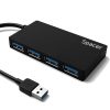 HUB extern Spacer USB 3.0 15cm negru