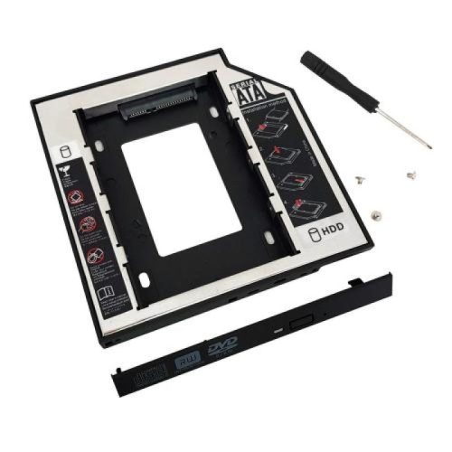 Rack extern 12.7mm,  S-ATA, negru