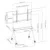 STAND TV MOBIL SERIOUX TV15-68FW 50"-86"