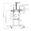 STAND TV MOBIL SERIOUX TV610TW 60"-100"
