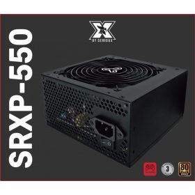   Sursa Serioux Energy 550W, 80+ Bronze, Ventilator 12cm, ATX, material metal, cabluri: 20+4-pin, 1x4+4-pin, 2x6+2-pin, negru
