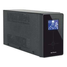   UPS Serioux Line Interactive 1200LI, ecran LCD, capacitate 1200VA/720W, 4 prize Schuko , baterie 12 V / 7.0 Ah × 2, timp mediu de funct