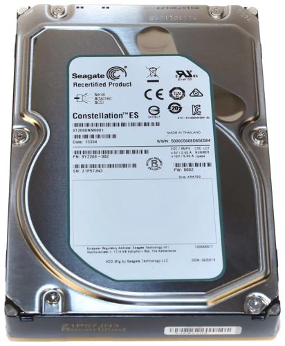 Seagate ST2000NM0001 Constellation ES 2TB 7.2K SAS 6Gb/s 3.5" HDD