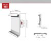 Suport tableta perete Barkan 7-12" 360°
