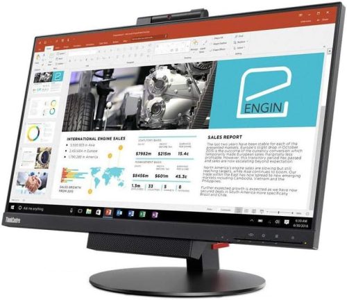 Lenovo ThinkCentre Tiny-in-One 22 Gen 3 Touch 21.5" FHD Monitor cu Webcam si Stand