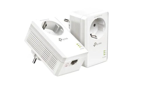 TP-Link Kit Powerline Gigabit Passthrough, HomePlug AV2,IEEE 1901, IEEE 802.3, IEEE 802.3u, IEEE 802.3ab, Gigabit Ethernet Port, Aria d