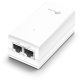 "24V Passive PoE Injector Adapter PORT: 1× Gigabit PoE Port, 1× Gigabit Non-PoE Port SPEC: Data and Power Carried over The Same Cable, 