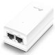 "48V Passive PoE Injector Adapter PORT: 1× Gigabit PoE Port, 1× Gigabit Non-PoE Port SPEC: Data and Power Carried over The Same Cable, 