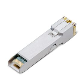   "10GBASE-T RJ45 SFP+ Module SPEC: 10Gbps RJ45 Copper Transceiver, Plug and Play with SFP+ Slot, Support DDM (Temperature and Voltage), 