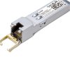 "10GBASE-T RJ45 SFP+ Module SPEC: 10Gbps RJ45 Copper Transceiver, Plug and Play with SFP+ Slot, Support DDM (Temperature and Voltage), 