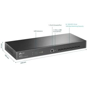 TPL SW 8P 10G  SFP L2 MANAGED