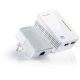 TP-Link, Adaptor PowerLine 300Mbps, Extender Wireless AV600 KIT, HomePlug AV,2 porturi 10/100Mbps, Butoane: Pair, Reset, Wi-Fi/Wi-Fi Cl