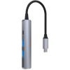 Hub USB 3.1 Tellur, 4 port, gri
